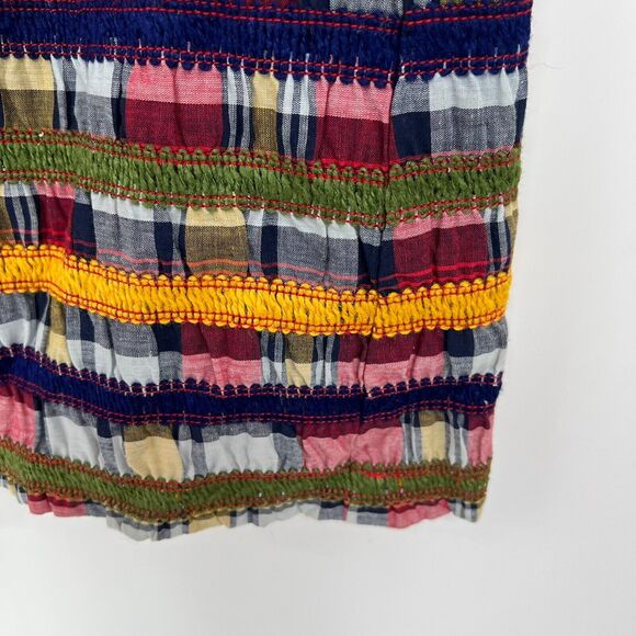VTG New Deadstock New Issues Maxi Skirt Womens XS Multicolor Plaid A-Line TW7028 - Picture 4 of 7